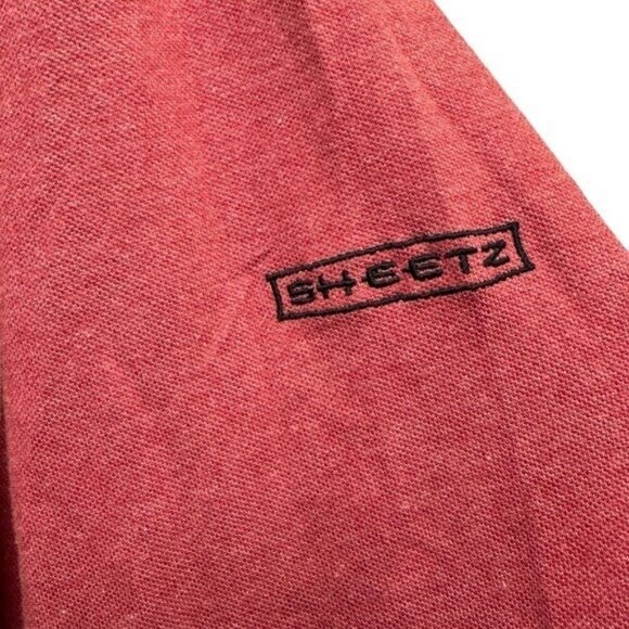 Sheetz 4XL Employee Long Sleeve Polo Shirt Red Gas Station Loomstate Team Member - Picture 3 of 7